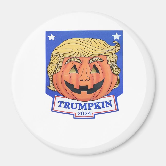 Aimant Trumpkin Classic - Drôle Citation Halloween (Devant)