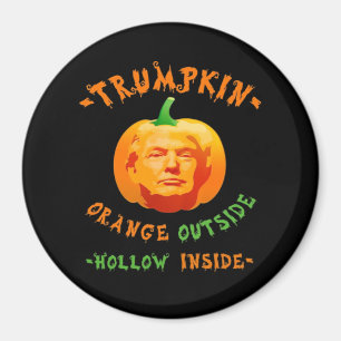 Aimant Trumpkin drôle Halloween classique
