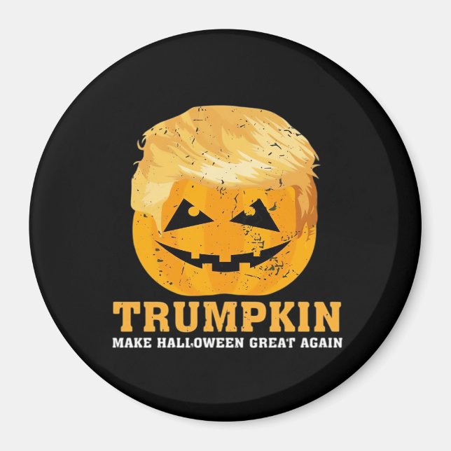 Aimant Trumpkin drôle Rendre Halloween grand à nouveau (Devant)