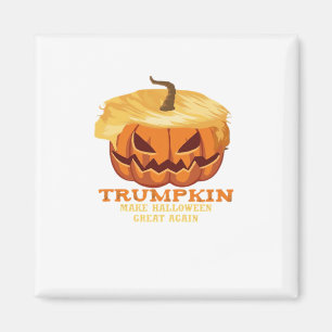 Aimant Trumpkin Funny Halloween Citrouille - Costume clas
