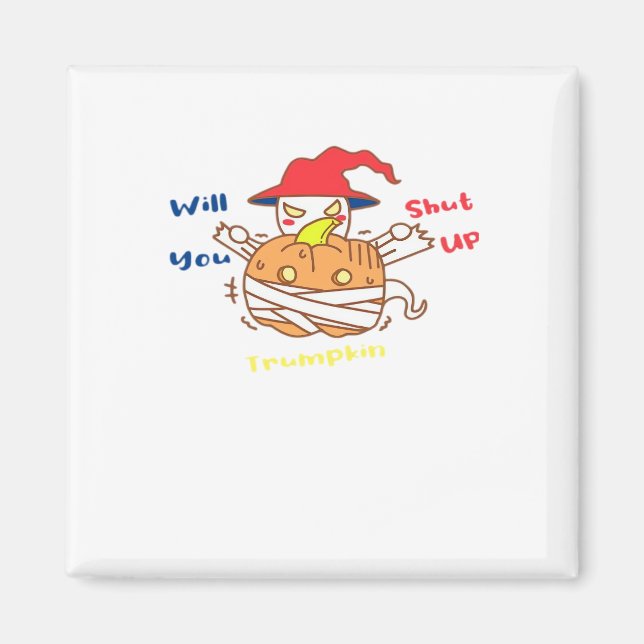 Aimant Trumpkin Halloween Election Debate Et Joe Biden (Devant)