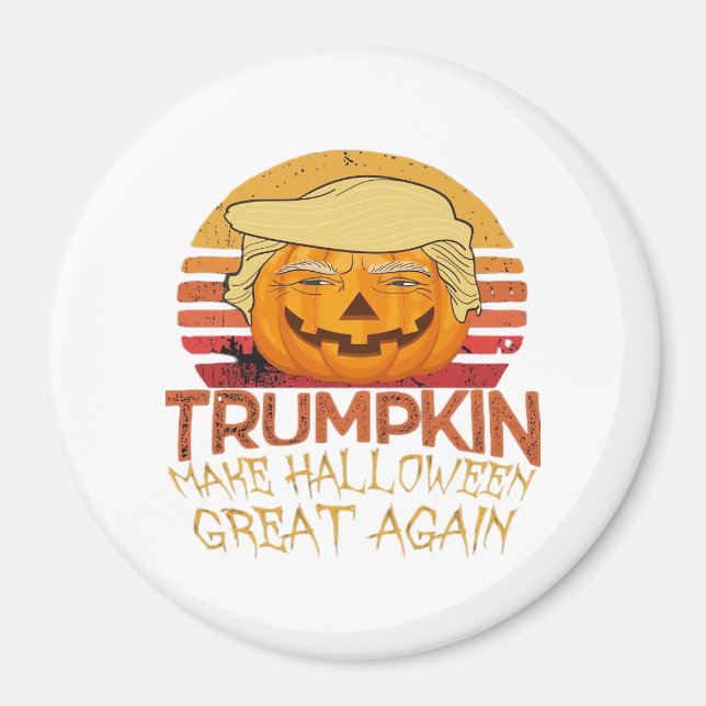 Aimant Trumpkin Halloween Funny Classic (Devant)