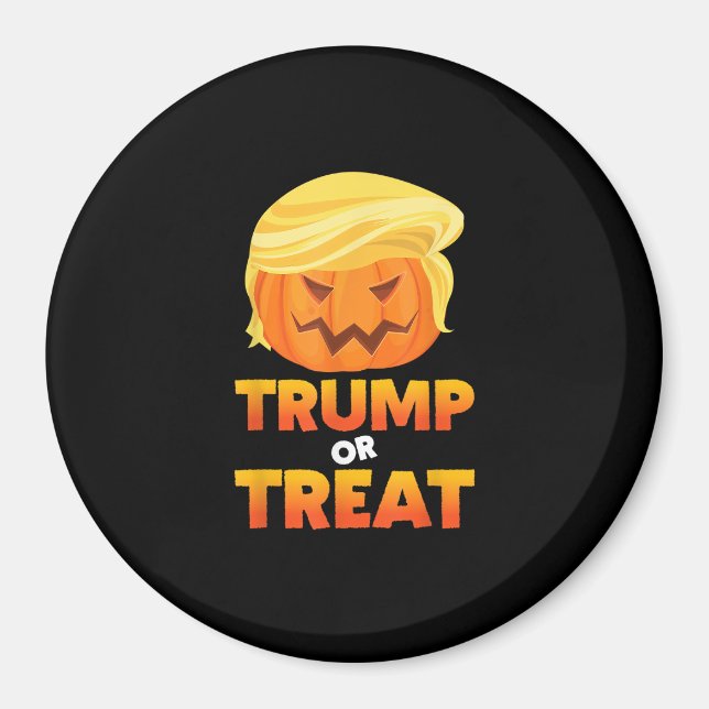 Aimant Trumpkin Ou Treat Trumpkin Costume Halloween (Devant)