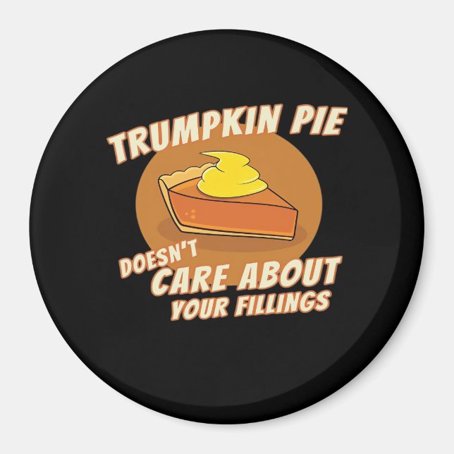 Aimant Trumpkin Pie Rendre Halloween Grand Encore Trumpki (Devant)