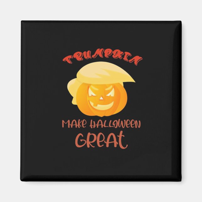 Aimant Trumpkin rend Halloween grand classique (Devant)