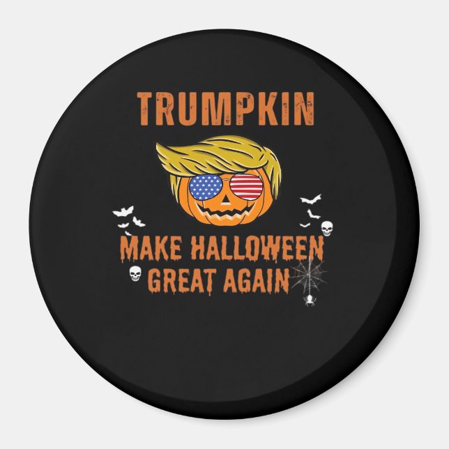 Aimant Trumpkin Rendre Halloween grand à nouveau, Hallowe (Devant)