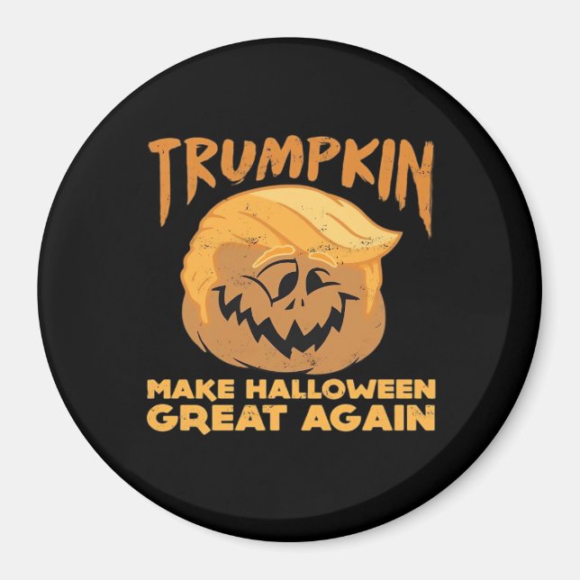 Aimant Trumpkin Rendre Halloween grand à nouveau Hallowee (Devant)