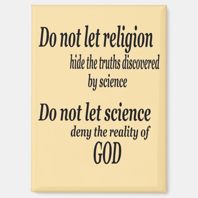 Aimant Truth Science God (Recto)