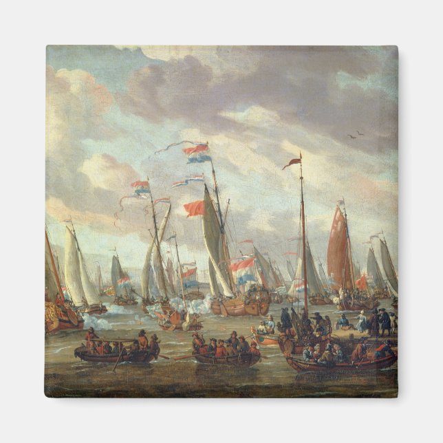 Aimant Tsar Peter I visite l'Angleterre en janvier 1698 (Devant)