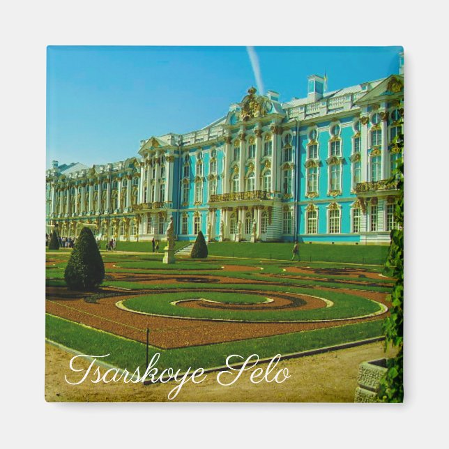 Aimant Tsarskoye Selo Pushkin Cathrine Palace Russie (Devant)