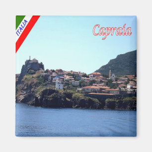 Aimant TSC130 CAPRAIA, Panorama, Toscane, Italie, Frigo