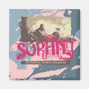 Aimant Tshirts et cadeaux authentiques de surf