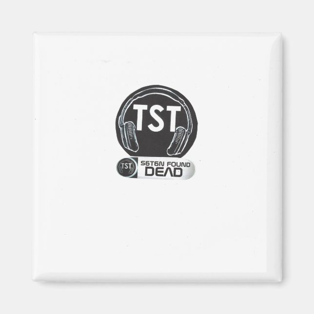 Aimant TST  SATAN EST MORT  Bon débarras (Devant)