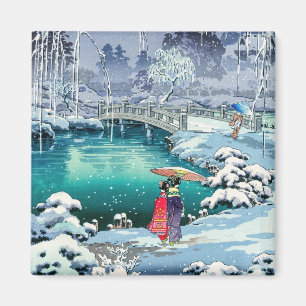 Aimant Tsuchiya Koitsu - Neige de printemps à Maruyama