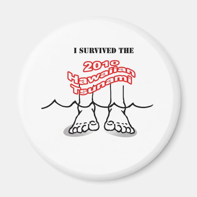 Aimant tsunami hawaïen 2010 (Devant)