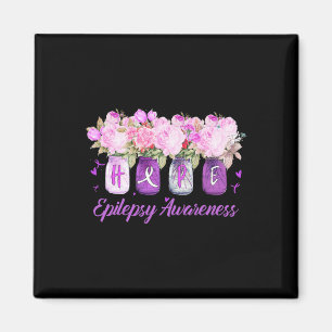 Aimant Tu Epilepsy Awareness Mois Costume Fleur Ribbon