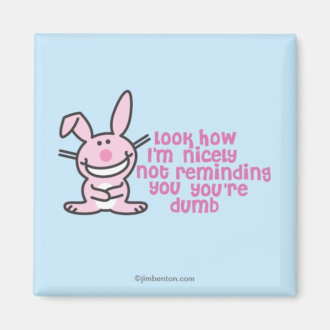 Aimant Tu es idiot (Devant)