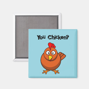 Aimant Tu Poulet ?, Drôle Brown Caricature de coq