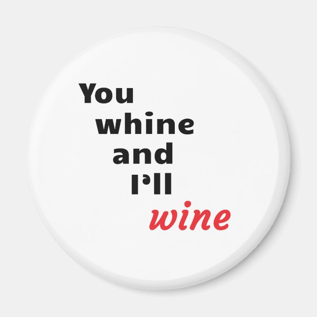 Aimant Tu Whines et je Vins (Devant)