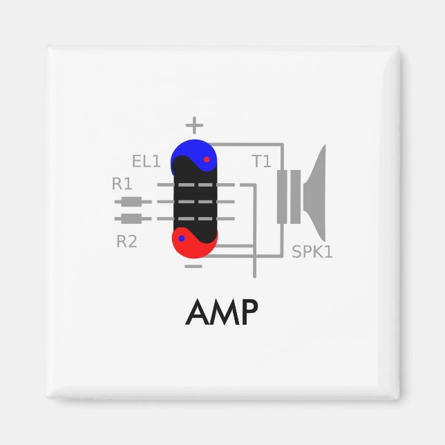 Aimant Tube Amp (Devant)