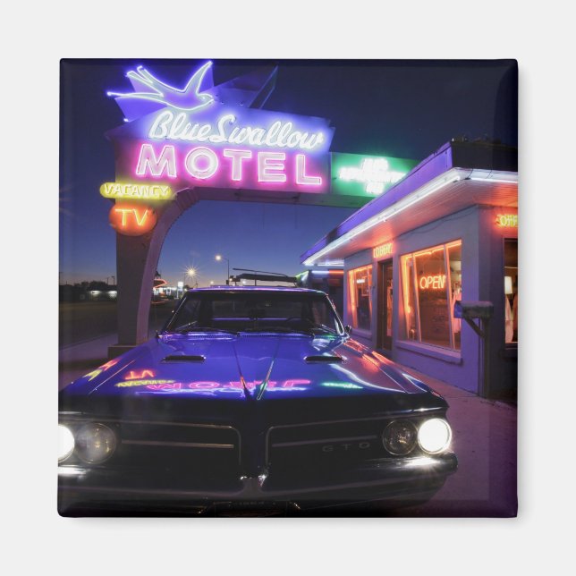 Aimant Tucumcari, Nouveau-Mexique, États-Unis. Route 66 (Devant)