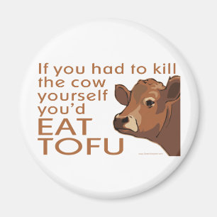 Aimant Tuer la vache - Vegan, végétarien