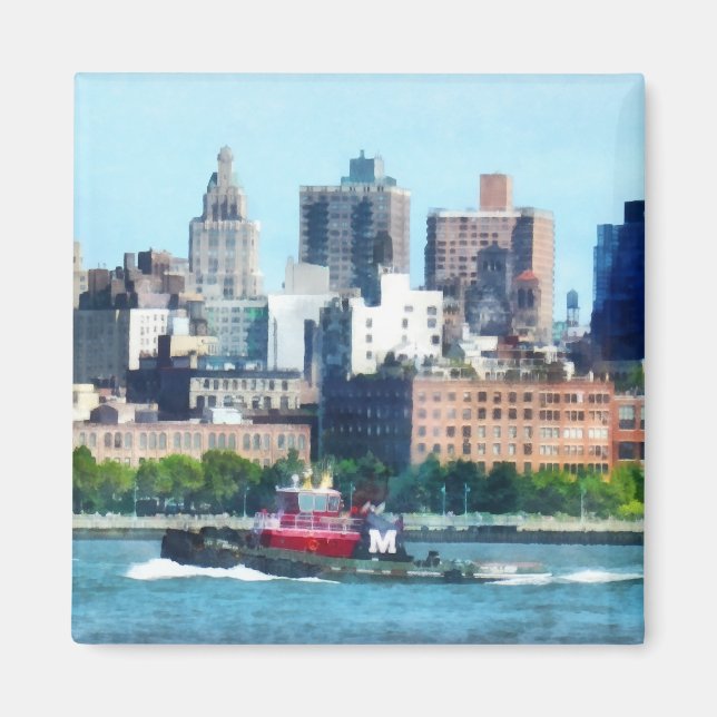 Aimant Tugboat Against Manhattan (Devant)