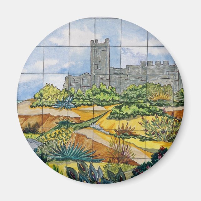 Aimant Tuile du château de Fuengirola, Fuengirola, Malaga (Devant)