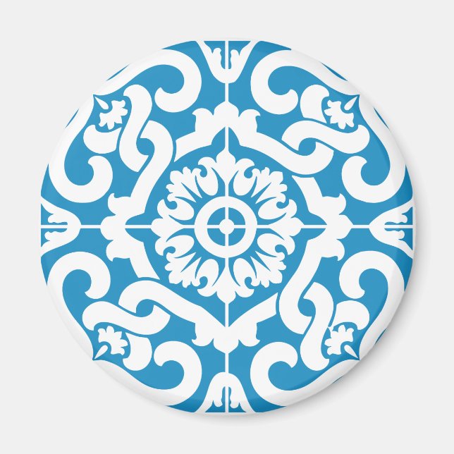 Aimant Tuiles bleues portugaises 1 (Devant)