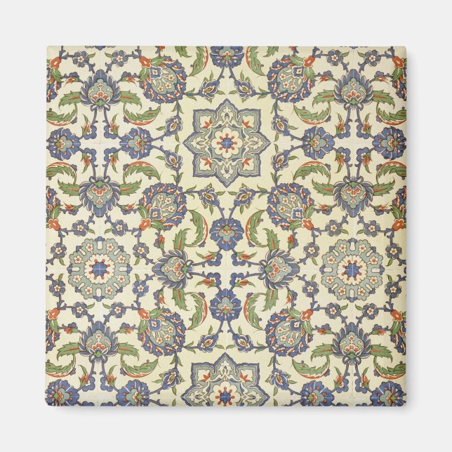 Aimant Tuiles murales de Qasr Rodouan, de 'L'art arabe vu (Devant)