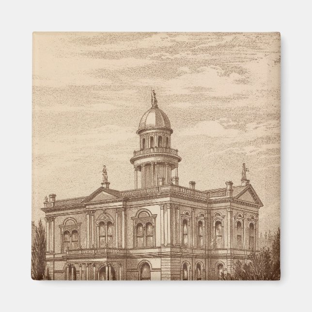 Aimant Tulare County Court House (Devant)