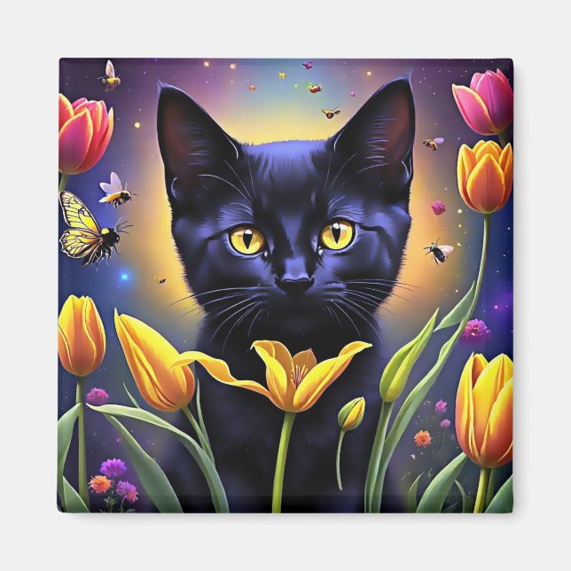 Aimant Tulip Kitty (Devant)