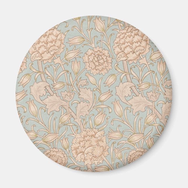 Aimant Tulipe sauvage de William Morris, design floral (Devant)