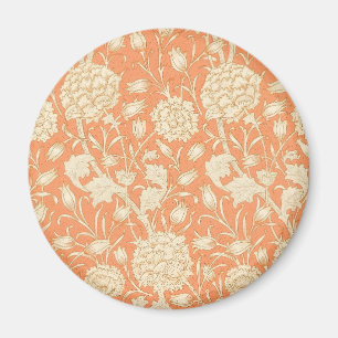 Aimant Tulipe sauvage de William Morris, motif floral vin