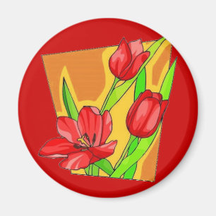 Aimant Tulipes