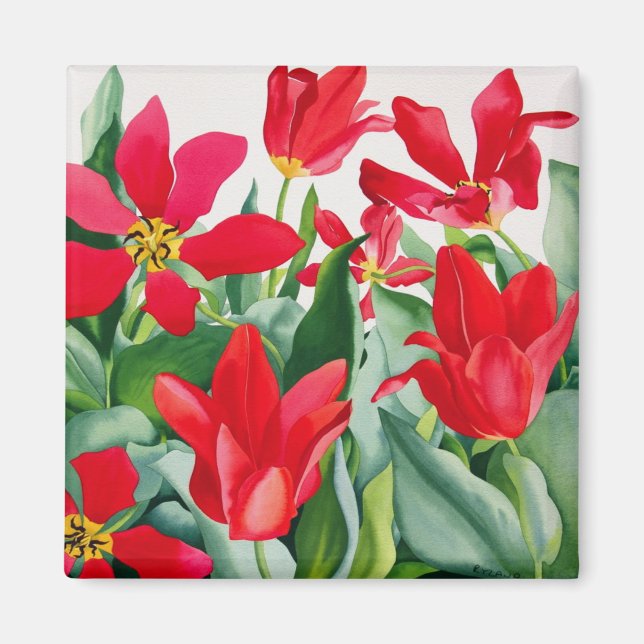 Aimant Tulipes Shakespeare (Devant)