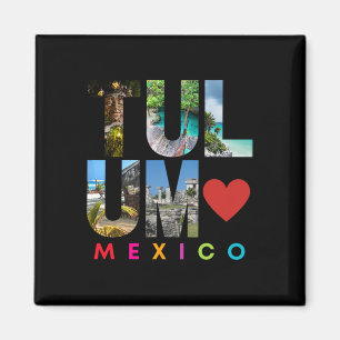 Aimant Tulum Mexico 2022 Vacation Beach Matching Family G