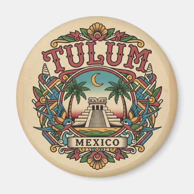 Aimant Tulum Mexique (Devant)