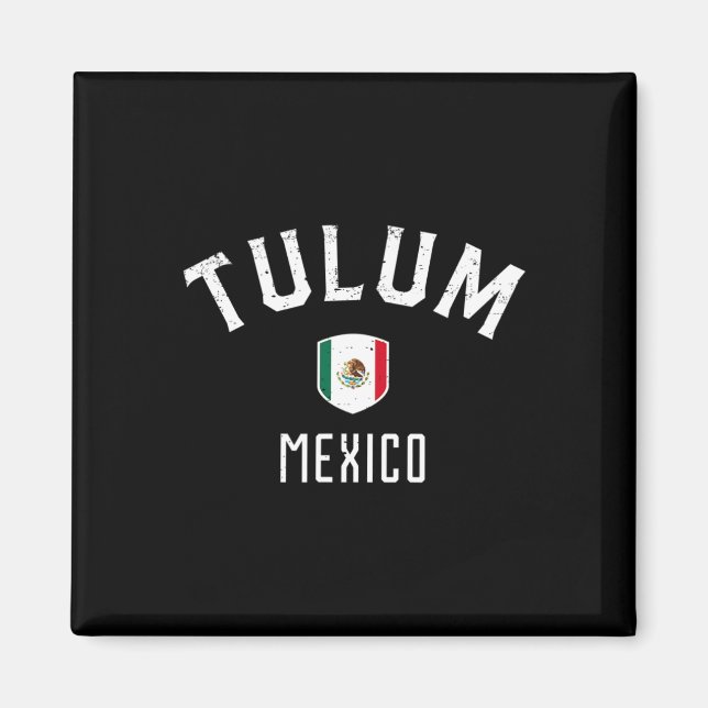 Aimant Tulum Mexique - Drapeau Mexicain Tulum Tee  (Devant)