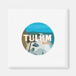 Aimant Tulum Mexique Grande idée cadeau