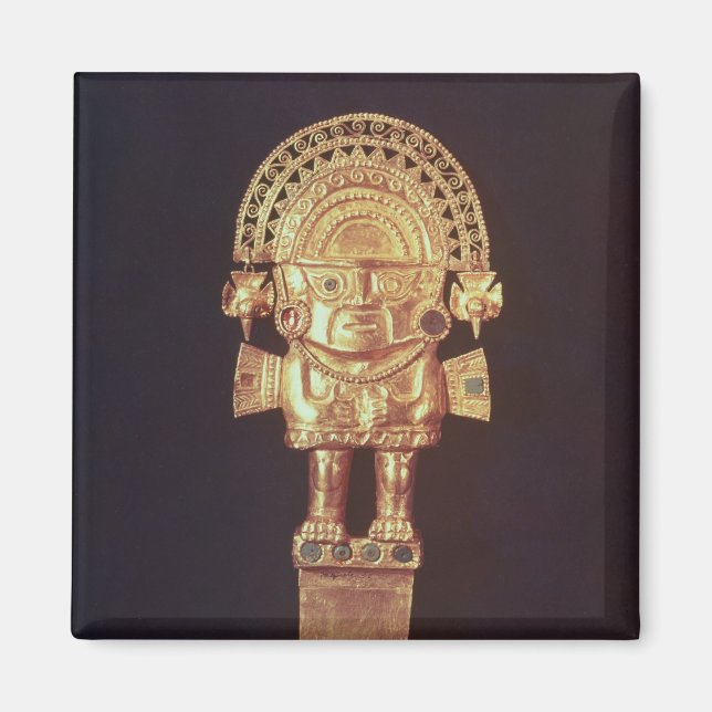 Aimant Tumi ou couteau cérémonial en forme de Naylamp (Devant)