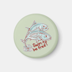 Aimant Tuner étain de poisson drôle évasion