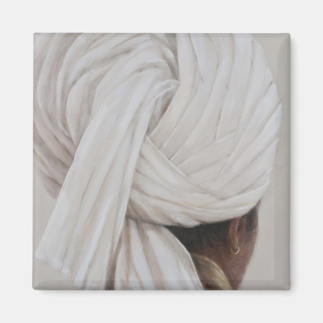 Aimant Turban blanc 2014 (Devant)