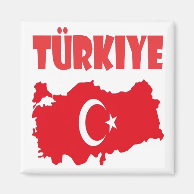 Aimant Turkey Country and Fan Design (Devant)