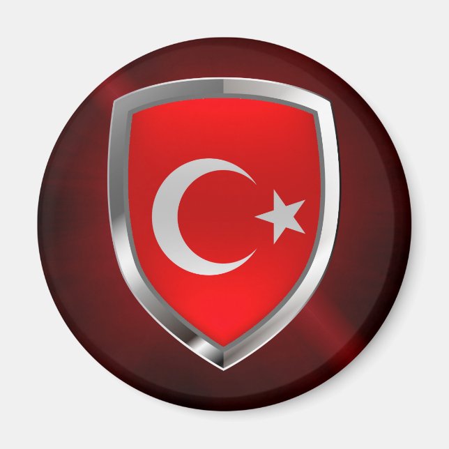 Aimant Turkey  Metallic Emblem (Devant)