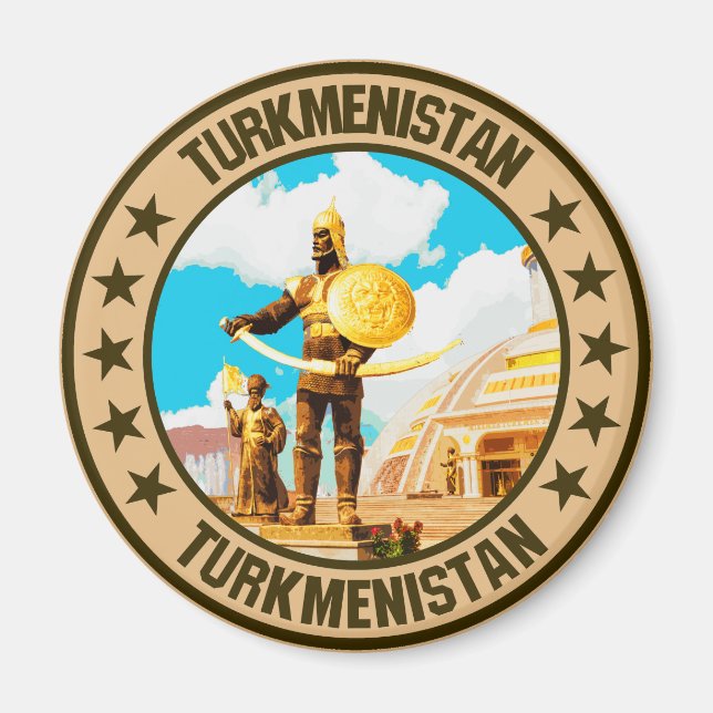 Aimant Turkménistan (Devant)