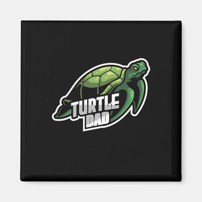 Aimant Turlte Lover | Turtle Dad (Devant)