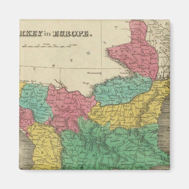 Aimant Turquie en Europe (Devant)