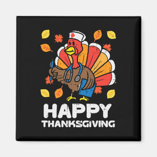 Aimant Turquie Infirmière Bon thanksgiving Scrub ICU ER R