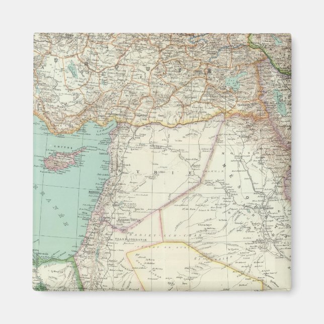 Aimant Turquie, Irak, Asie (Devant)